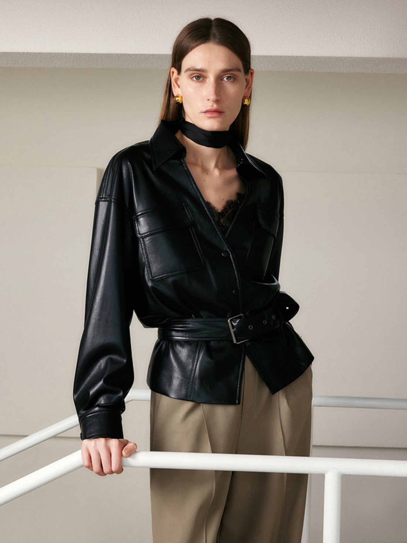 Faux Leather Moto Jacket – Premium PU Biker Jacket for Women