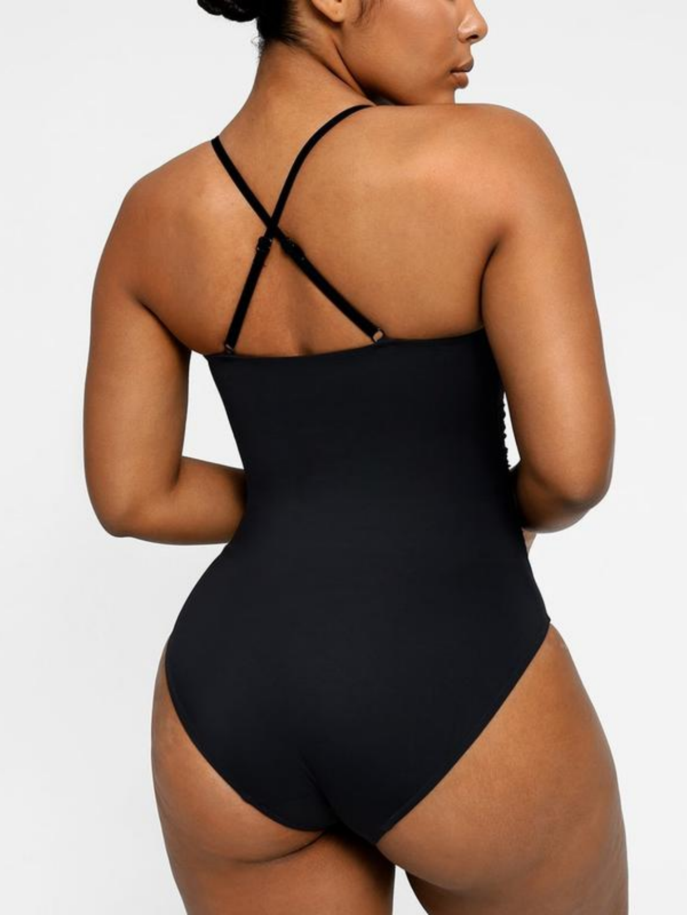 U-Ring Cut OutSlimming Swimwear One Piece Tummy Tucking Bathing Suit