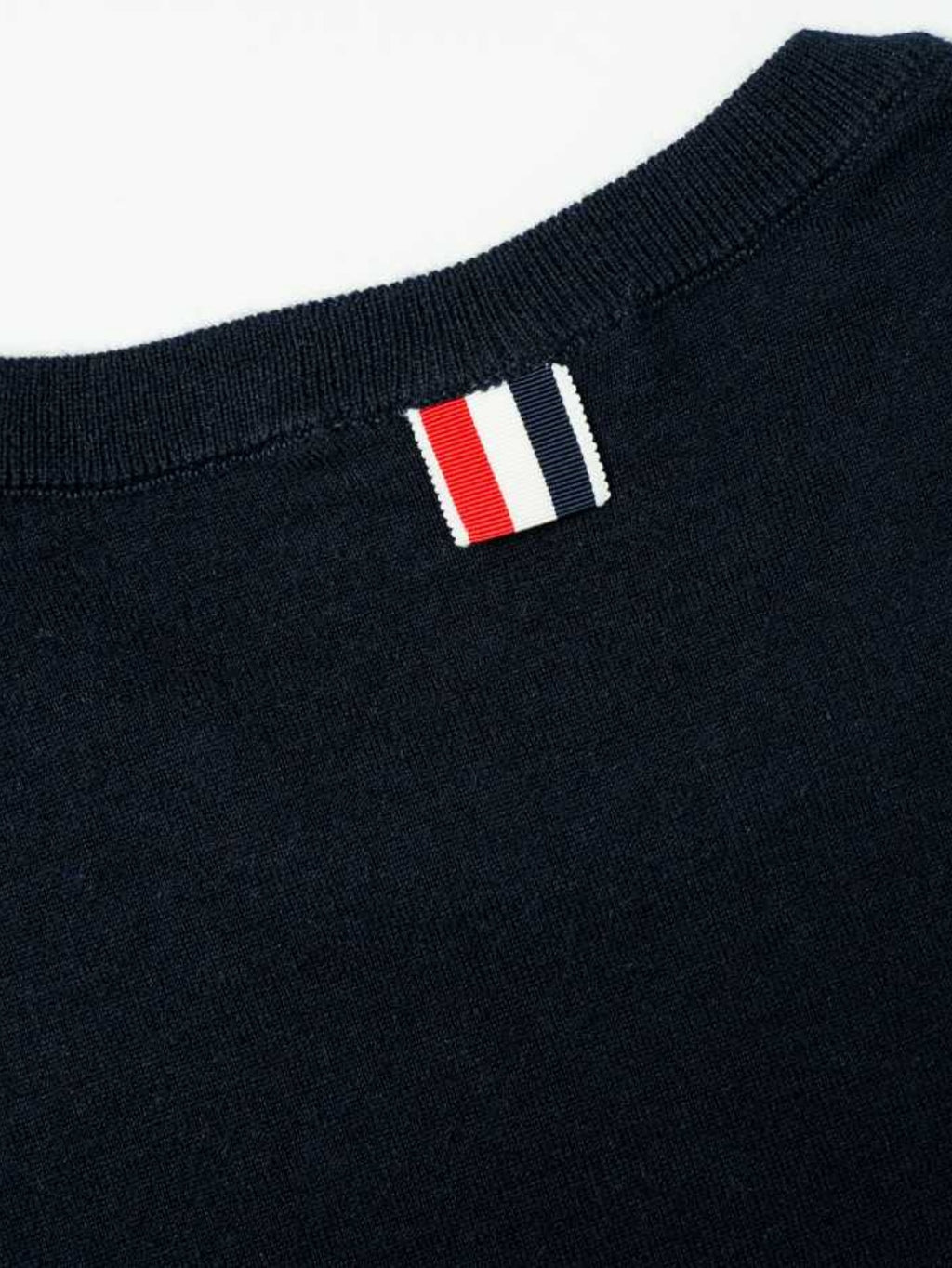 Men’s Wool Crewneck Stripe Trim Sweater – Classic Long-Sleeve Knit Pullover