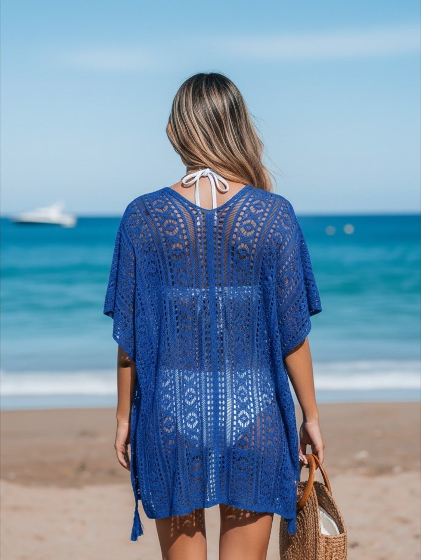 Women's Summer Swimsuit Bikini Beach Swimwear Crochet Cover up
