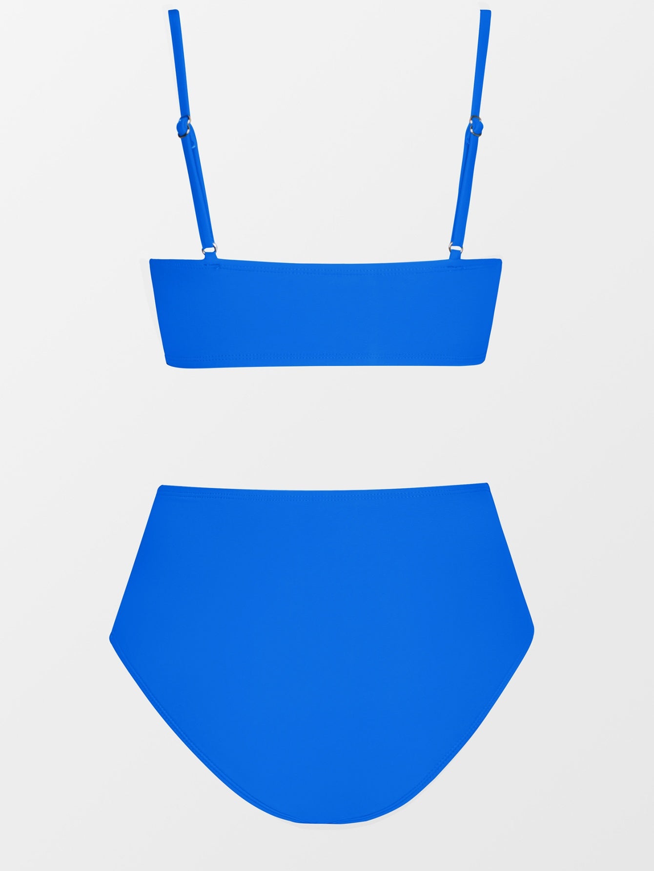 Wrap Bralette & Spliced High Waist Bikini Set