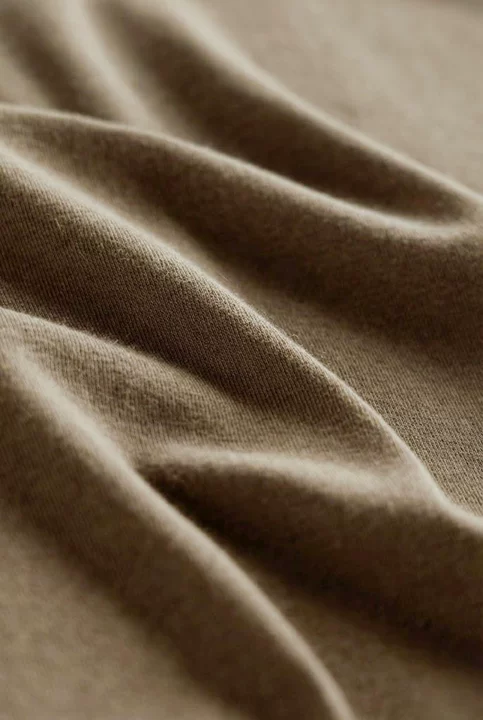 Cashmere blend Mock Neck Knit Top