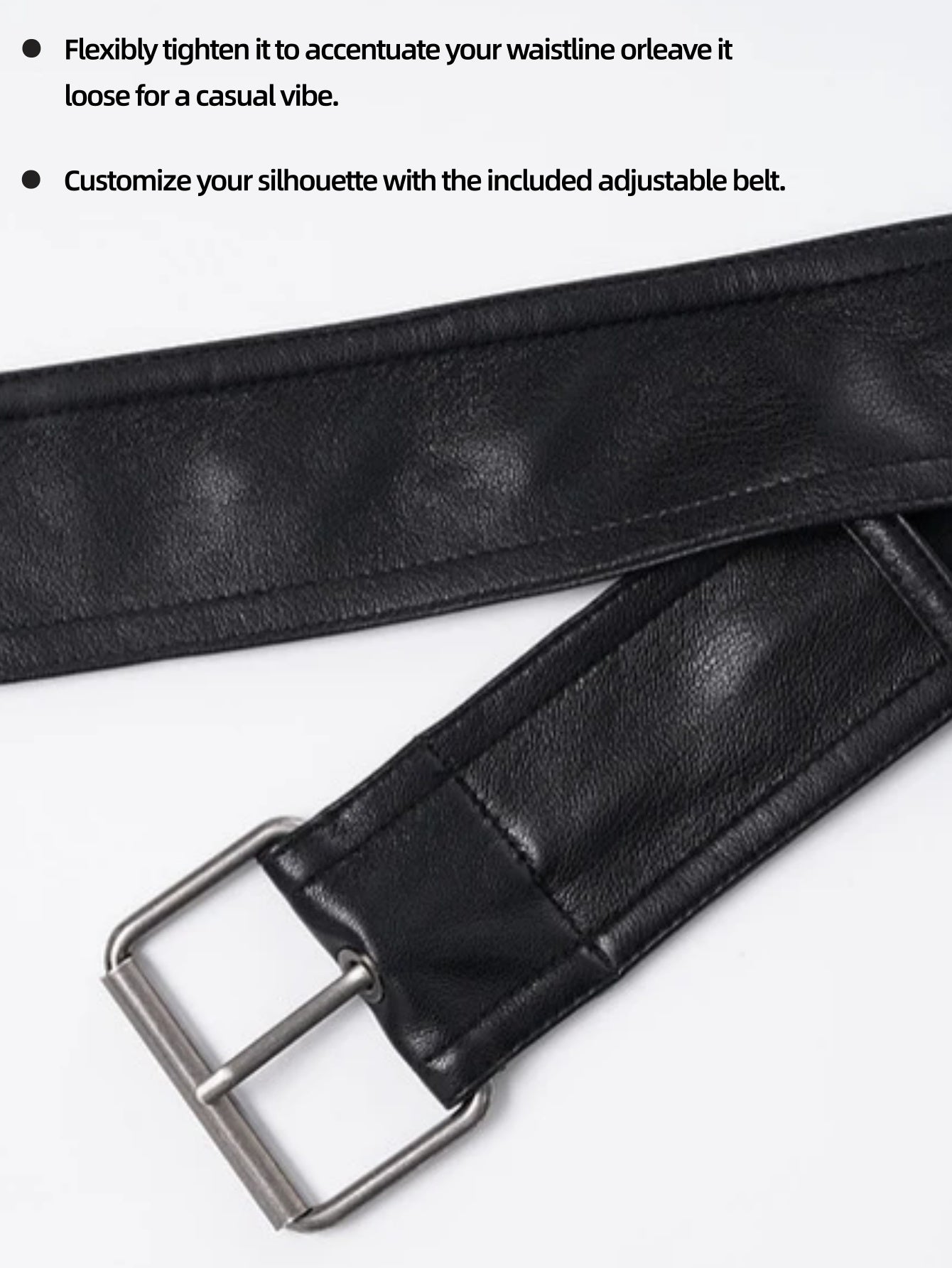 Faux Leather Moto Jacket – Premium PU Biker Jacket for Women