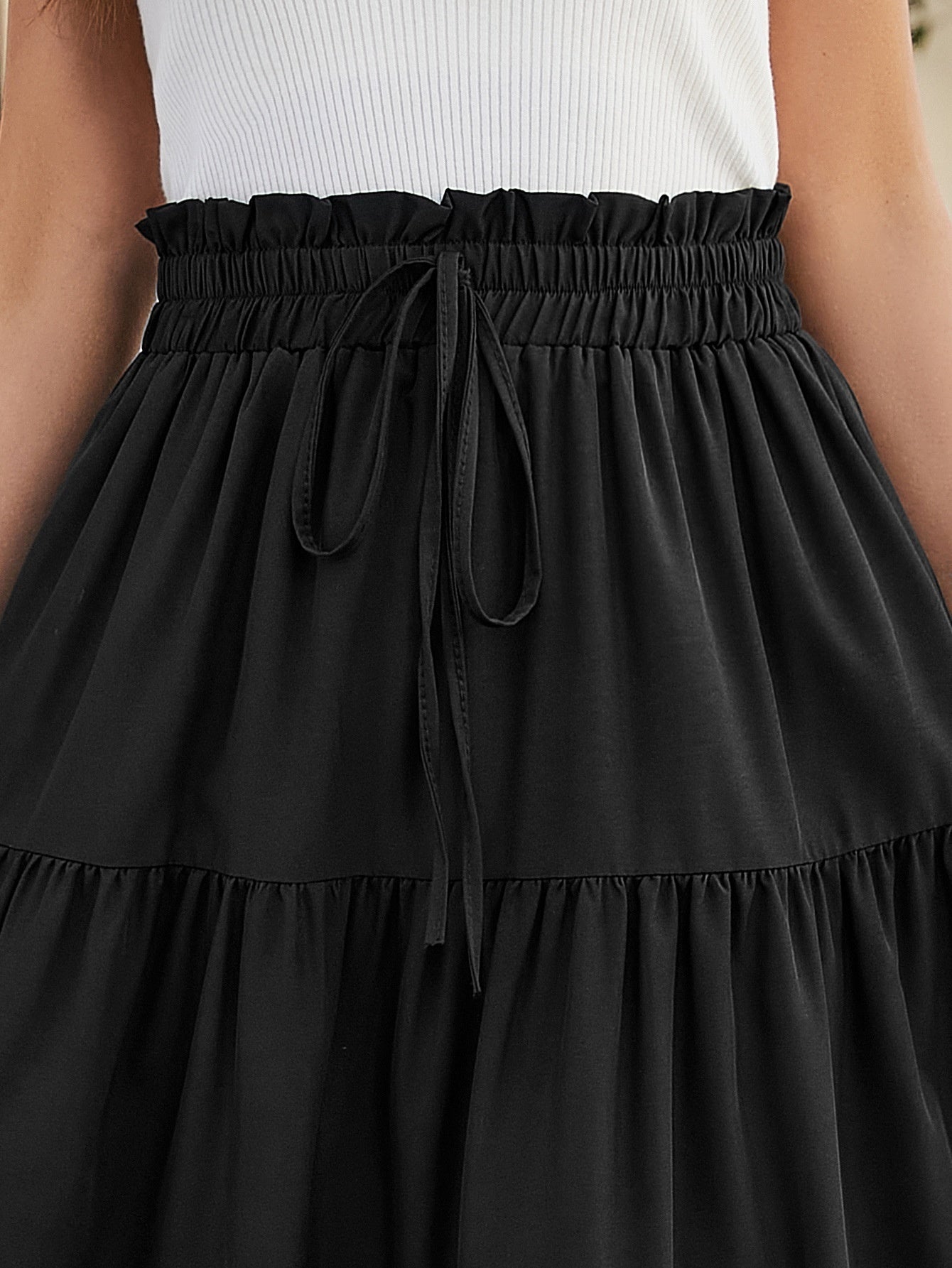 The Flowy Tiered Maxi Skirt  Bohemian Ruffle A-Line