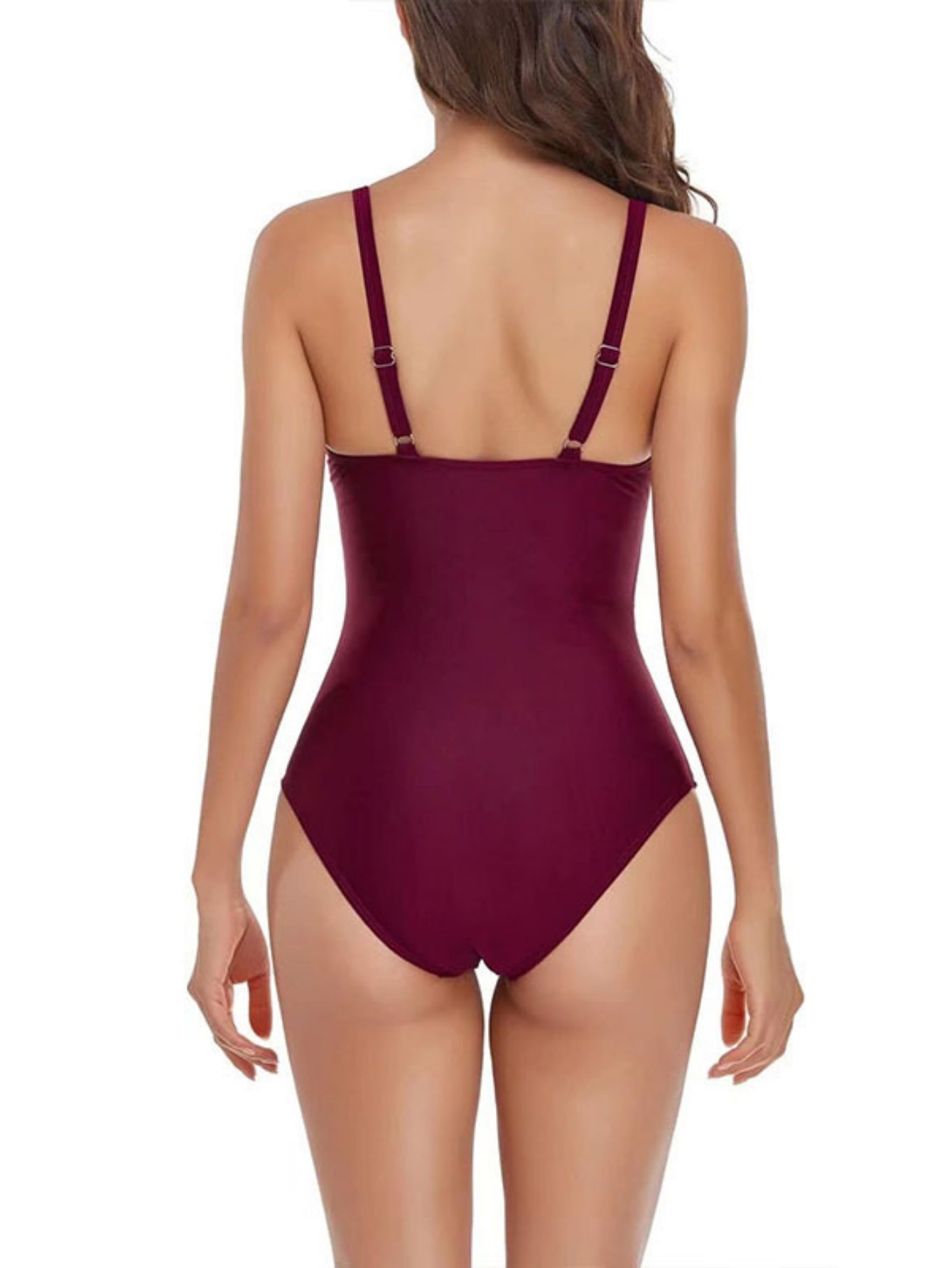 Women Tummy Control One Piece Swimsuit - Push Up Bathing Suit Full Coverage Slimming Swimwear