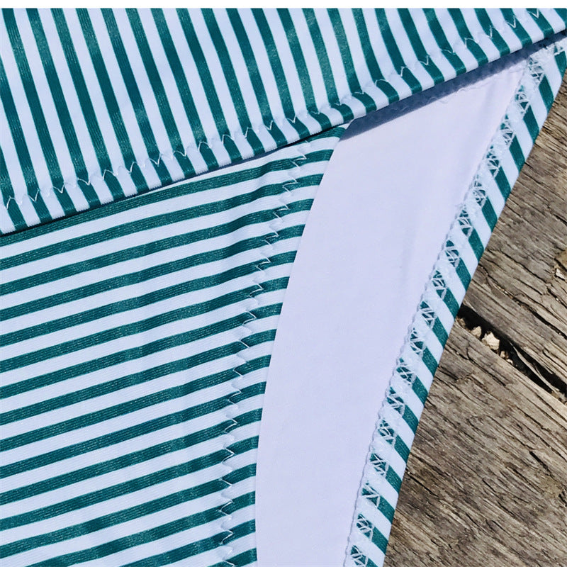 Women's High Waisted Bikini Set Two Piece Swimsuit Ruched Top with Tummy Control shorts Bathing Suit