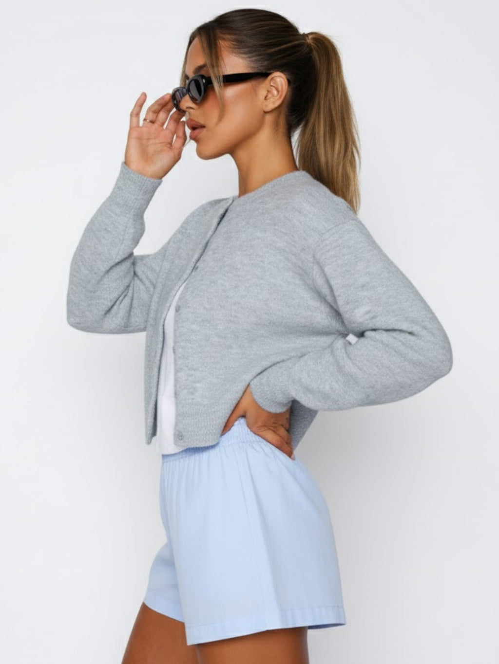 Cardigan Sweaters for Women Lightweight Crop Knit Y2k Fall Outfits Fashion Clothes