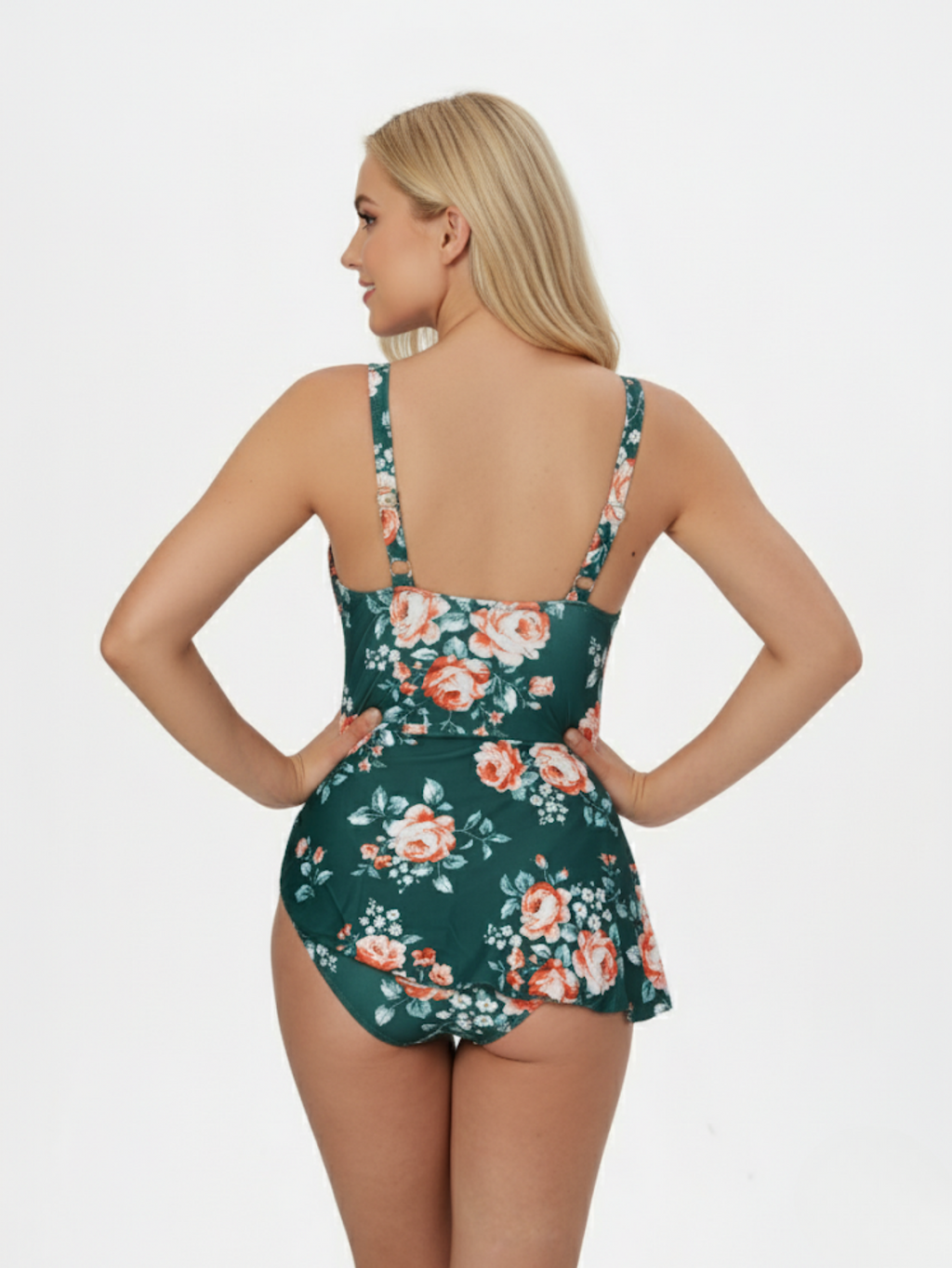 One Piece Swimdress Swimsuits for Women Tummy Control Swim Dresses Skirt Bathing Suit