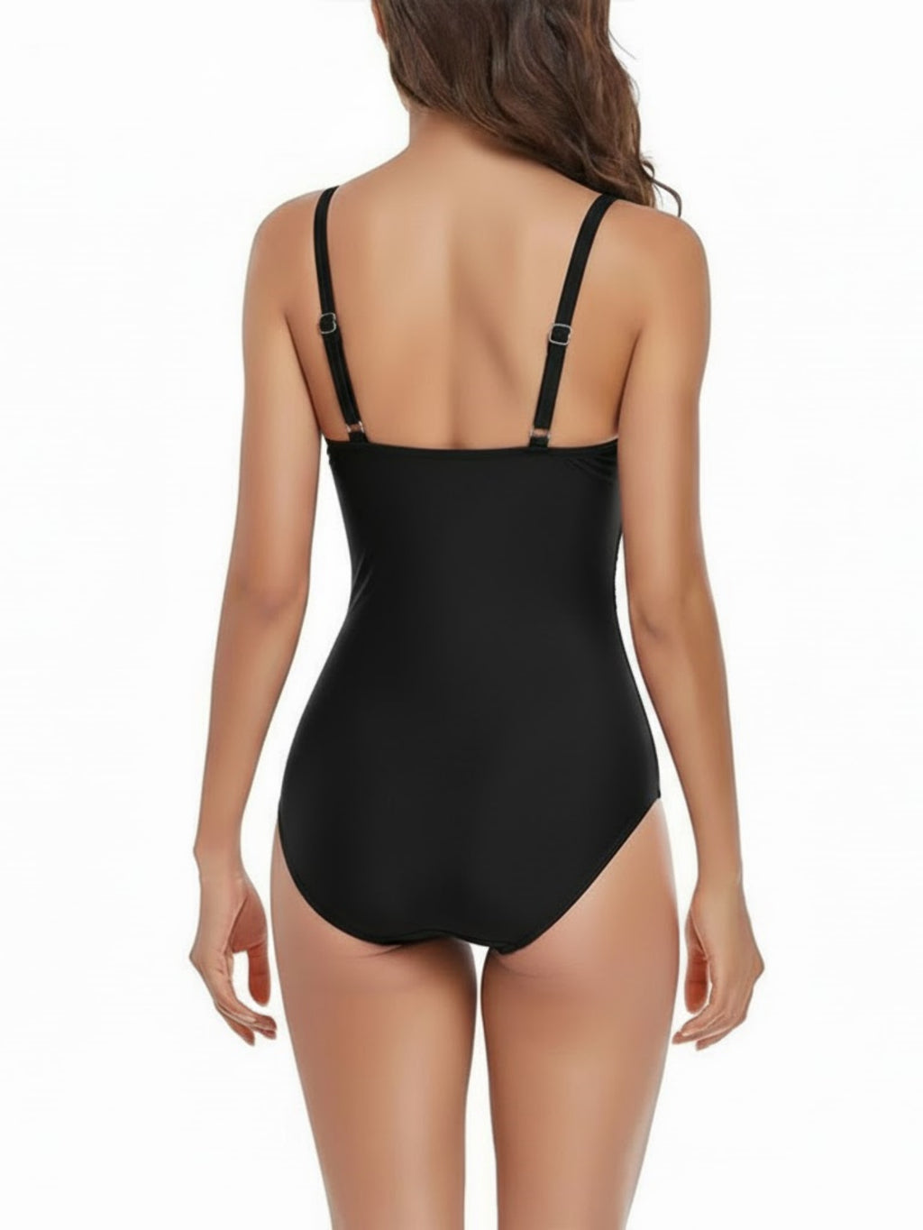 Women Tummy Control One Piece Swimsuit - Push Up Bathing Suit Full Coverage Slimming Swimwear